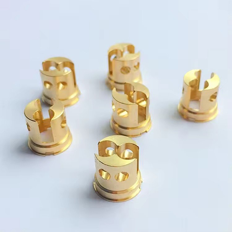 Precision CNC Machined Copper Parts - Various Components