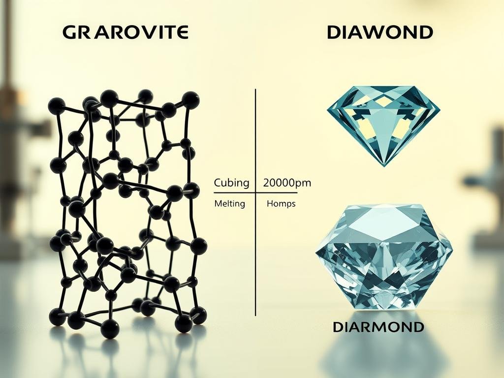 graphite vs diamond comparison