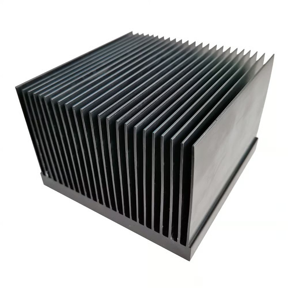 Square High Fin Cooling Extruded Heatsink