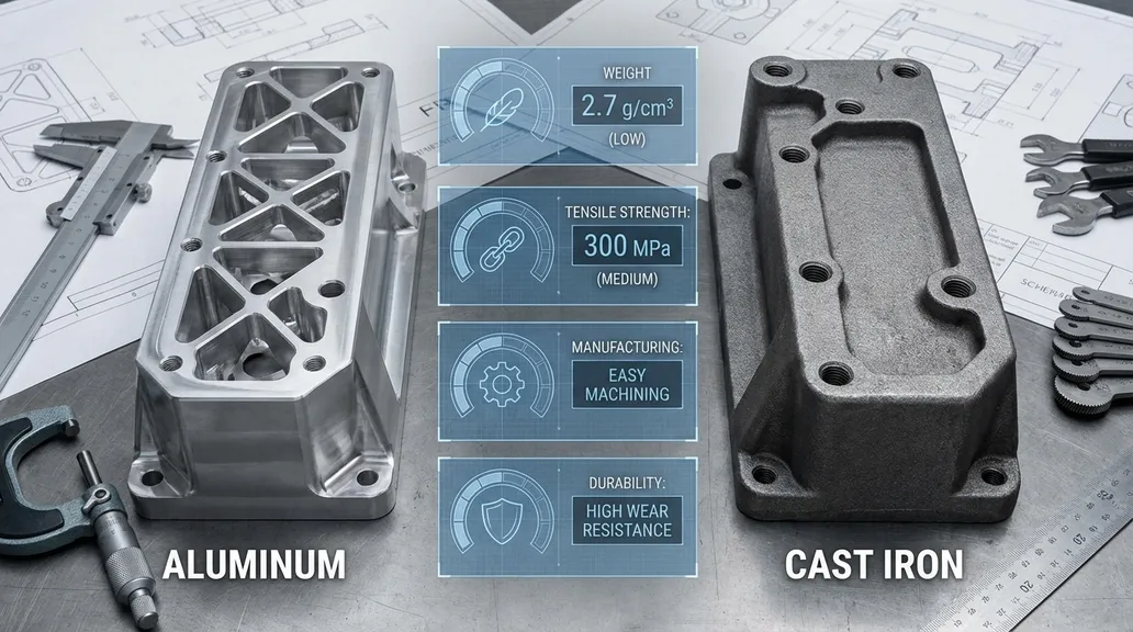 Aluminum vs Cast Iron