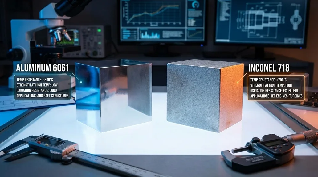 Aluminum vs Inconel