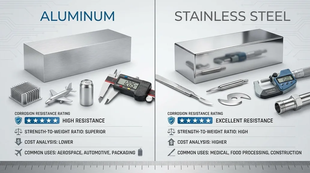 Aluminum vs Stainless Steel
